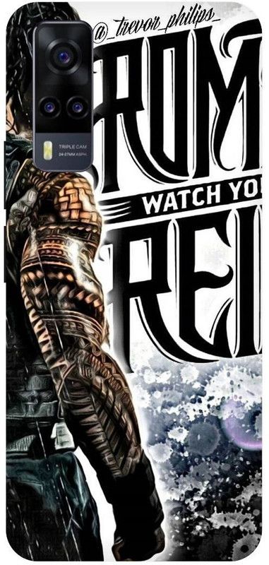 THE NARAYANA COLLECTIONS Back Cover for VIVO Y51 (2020)- V2030-ROMAN,RAIGNS,WWE,SPORTS,GAME  (Multicolor, Hard Case, Pack of: 1)