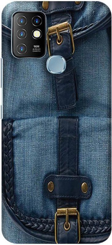 PNBEE Back Cover for Infinix Hot 10, X682B, X682C - Jeans Print  (Multicolor, Hard Case, Pack of: 1)
