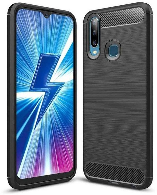 Elica Back Cover for Vivo Y15  (Black, Shock Proof, Pack of: 1)