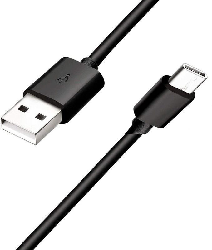 Apollo Plus USB Type C Cable 1.2 m Type-C Data Cable Charge & Sync ( Also Support Fast Charging & Data Sync ) Type-C Cable, 3.1-amp,  (Compatible with VIVO V20 / V20pro / V20 2021 / V20se / V21/ V21pro, Black, One Cable)