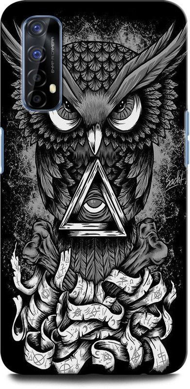 INTELLIZE Back Cover for Realme Narzo 20 Pro OWL, TRIPPY, WORLD, EYE, USA, ILLUMINATI, MASONICO, OWL  (Multicolor, Hard Case, Pack of: 1)