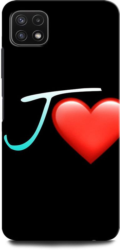 GRAFIQE Back Cover for SAMSUNG Galaxy A22 5G J, J LETTER, J ALPHABET, K DESIGN  (Multicolor, Shock Proof, Pack of: 1)
