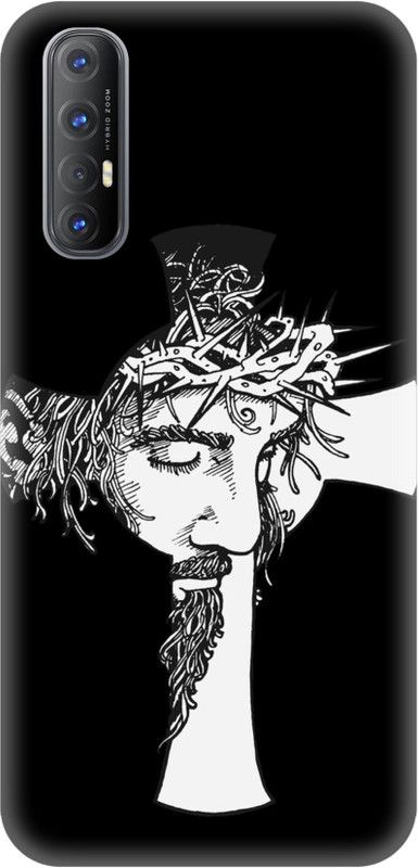 Smutty Back Cover for Oppo Reno3 Pro, CPH2035, CPH2037, CPH2036 - Jesus Print  (Multicolor, Hard Case, Pack of: 1)