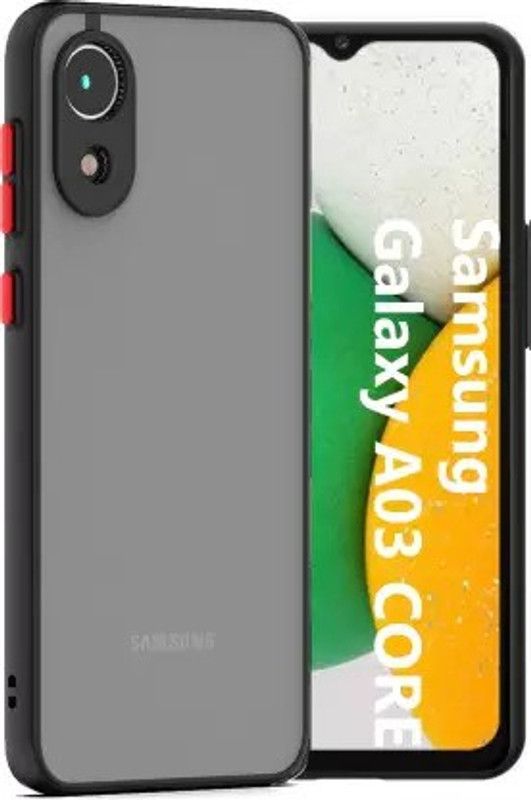 jpmobilecases Back Cover for SAMSUNG A03CORE (SMOKE)  (Black, Flexible, Pack of: 1)