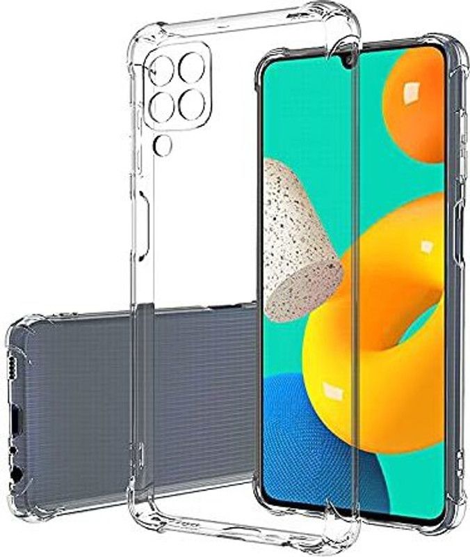 LIKEDESIGN Back Cover for SAMSUNG Galaxy M32, SAMSUNG Galaxy M32 4G  (Transparent, Shock Proof, Silicon, Pack of: 1)