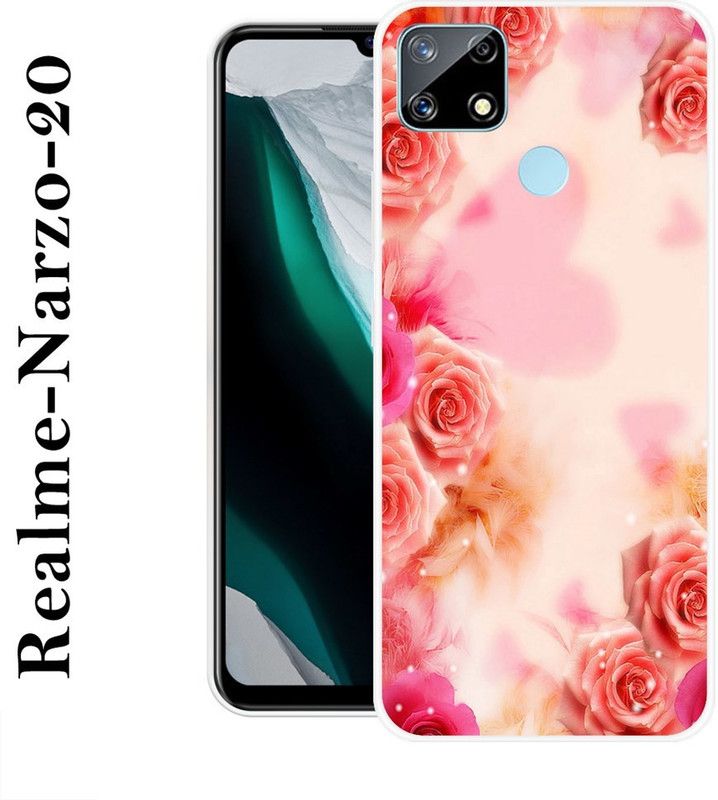 REALKING Back Cover for Realme Narzo 20  (Multicolor, Grip Case, Silicon)