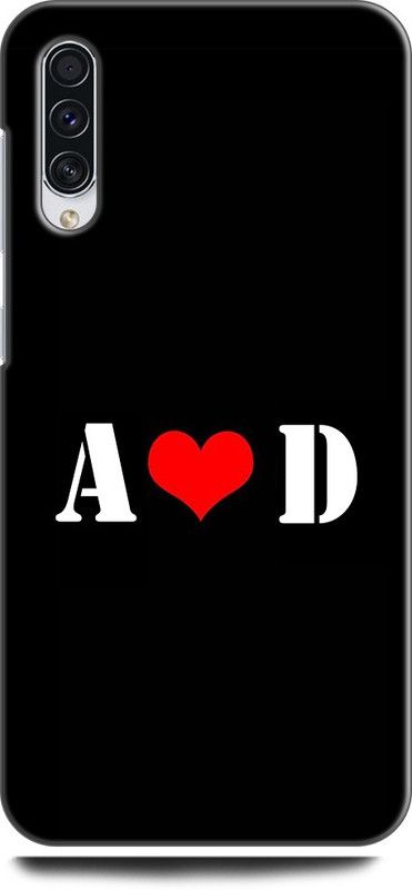 Afterglow Back Cover for SAMSUNG Galaxy A70s A D, A LOVES D, NAME, LETTER, ALPHABET, AD LOVE, HART  (Multicolor, Shock Proof, Pack of: 1)