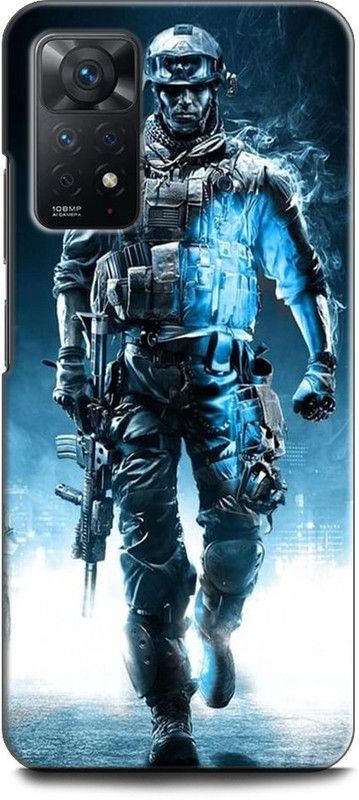 WallCraft Back Cover for REDMI Note 11 Pro Plus 5G ARMY, SOLDIER, COUNTER STRICK, CALL OF DUTY  (Multicolor, Dual Protection, Pack of: 1)