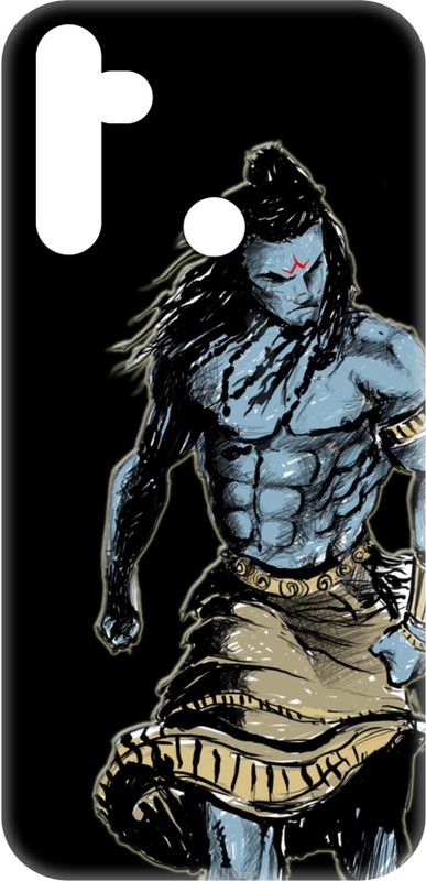 Smutty Back Cover for Realme 5 Pro, RMX1971 - Shiva Print  (Multicolor, Hard Case, Pack of: 1)