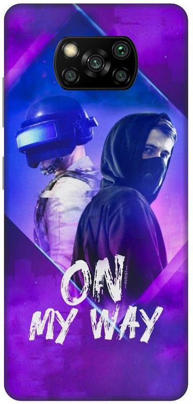 URCHIN Back Cover for Poco X3 Alan walker, EDM DJ, Faded, Singer, DJ, EDM, Cool, Pubg, on my way  (Multicolor, Shock Proof, Pack of: 1)