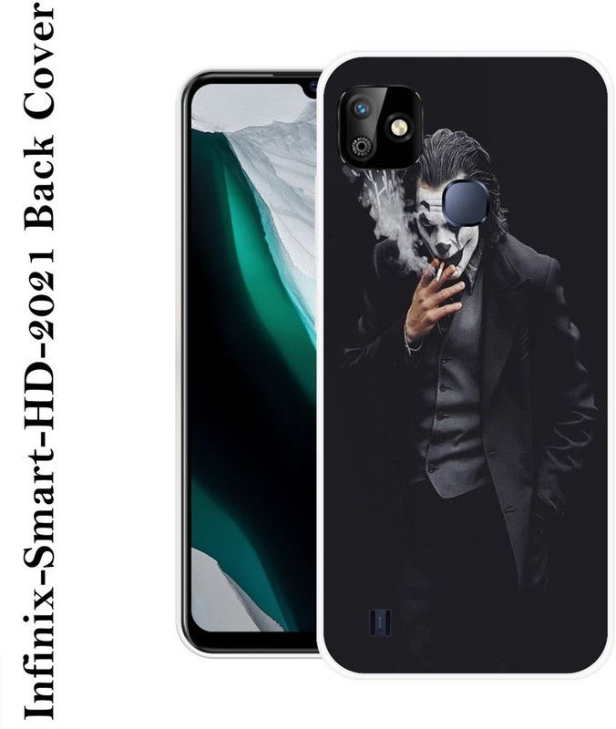 JATLAND Back Cover for Infinix Smart HD 2021  (Black, Grey, Silicon)