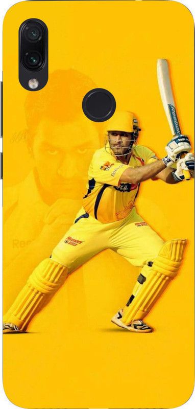 LIKELOOK Back Cover for Mi Redmi Note 7 Pro ( Dhoni, Cricket Team )  (Multicolor, Shock Proof, Pack of: 1)