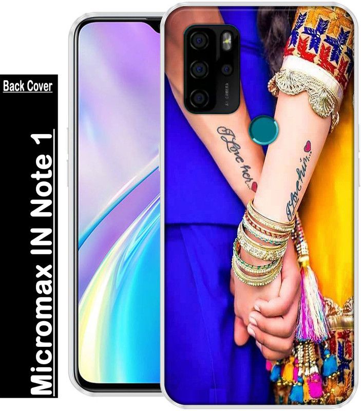 REALKING Back Cover for Micromax IN Note 1  (Multicolor, Grip Case, Silicon, Pack of: 1)