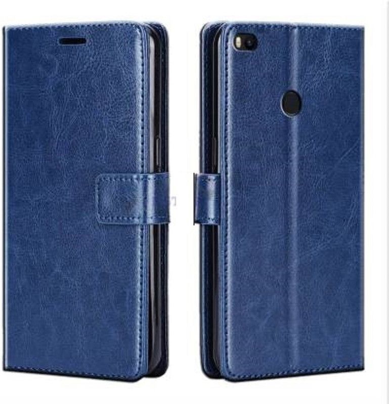Urban Tech Flip Cover for Xiaomi Redmi Mi MaxFlip Case | Magnetic Closure | Shock Proof Wallet Flip Cover  (Blue, Magnetic Case, Pack of: 1)