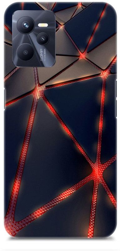 Mast Kalandar Back Cover for realme C35  (Black, Red, Hard Case)