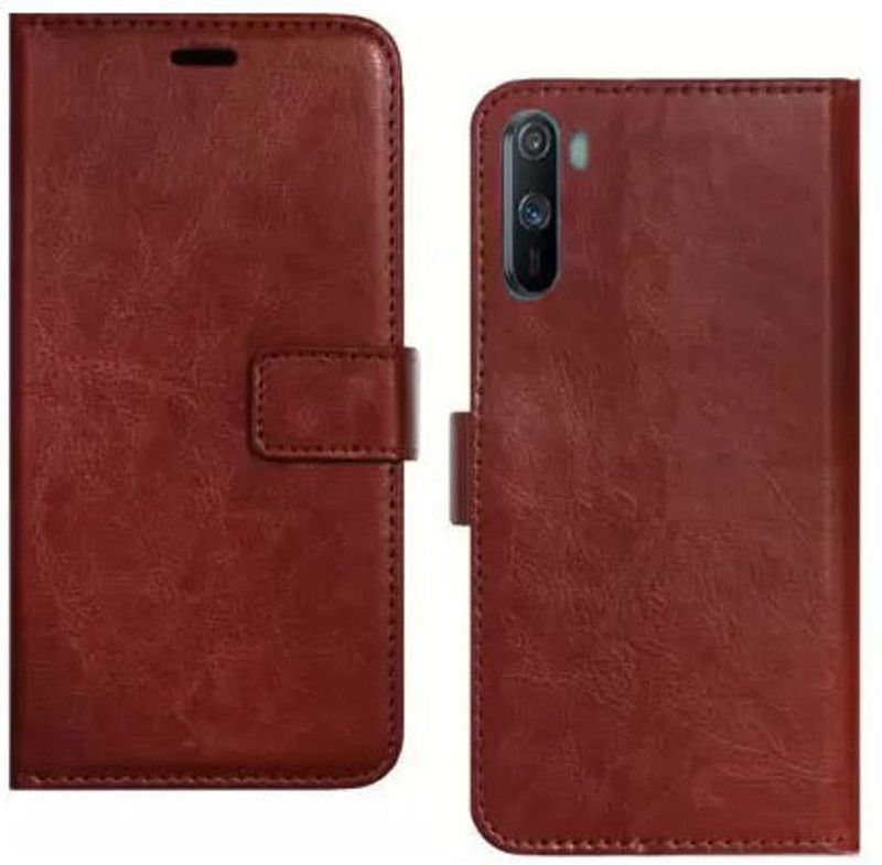 CELL WEAR Flip Cover for Realme 5PRO  (Brown, Shock Proof, Pack of: 1)