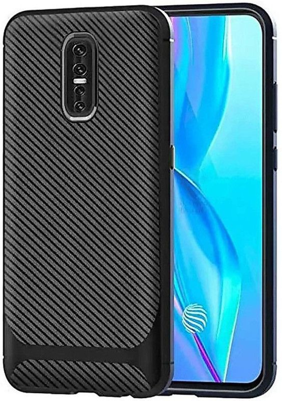 Elica Back Cover for vivo V17 Pro  (Black, Shock Proof, Silicon, Pack of: 1)