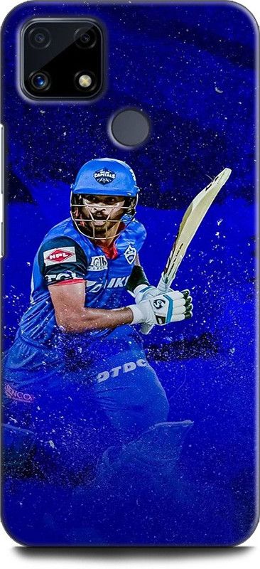 INDICRAFT Back Cover for Realme C12, RMX2189 HARDIK PANDYA, MUMBAI INDIANS, IPL, CRICKETER, BATSMAN, SPORTS  (Multicolor, Shock Proof, Pack of: 1)