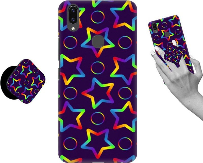 iCopertina Back Cover for Vivo V9 Youth  (Multicolor, Cases with Holder)