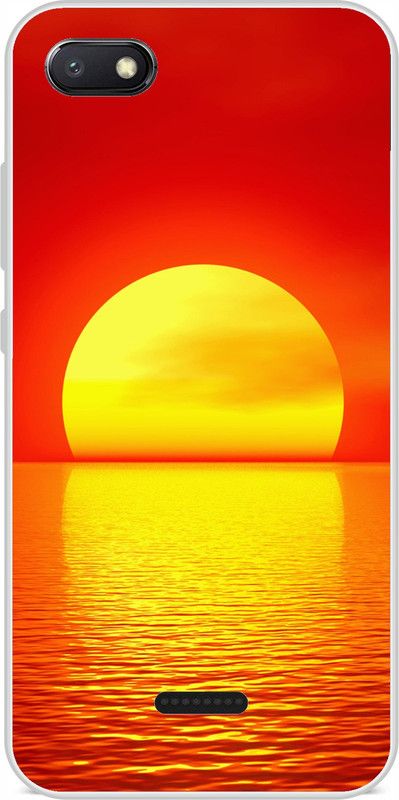Wellcase Back Cover for Mi Redmi 6A  (Multicolor, Dual Protection, Silicon, Pack of: 1)
