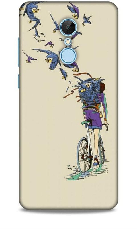 Keviv Back Cover for Mi Redmi 5  (Beige, 3D Case, Pack of: 1)