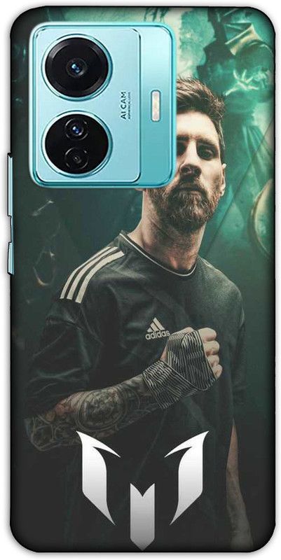 iprinto Back Cover for Vivo T1 Pro 5G, IQOO Z6 Pro 5G Messi Back Cover  (Green, Hard Case)