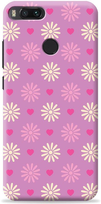 Crafter Back Cover for Mi A1  (Purple, Beige, Shock Proof, Pack of: 1)