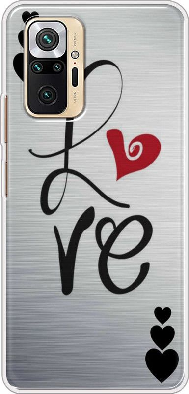 Hansviprint Back Cover for Redmi Note 10 Pro Max  (Grey, Grip Case, Silicon, Pack of: 1)