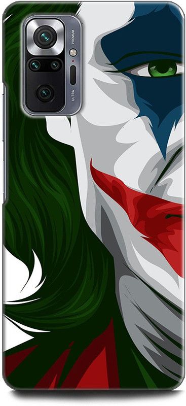 KEYCENT Back Cover for REDMI Note 10 Pro JOKER, DARK KNIGHT, BATMAN, DC COMIC, JOKER FACE  (Multicolor, Pack of: 1)