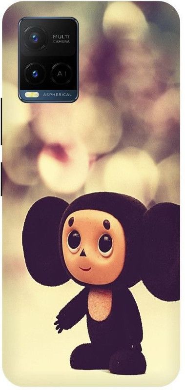Bluvver Back Cover for Vivo Y21,V2111, Printed Monkey Cartoon Back Cover  (Multicolor, Hard Case)