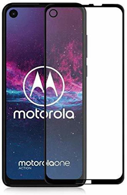 GLOBALCASE Edge To Edge Tempered Glass for Motorola One Vision  (Pack of 1)