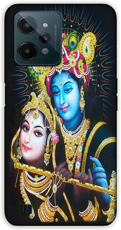 iprinto Back Cover for Realme C31, RMX3501 Radha Krishna Lord Krishna Back Cover  (Black, Hard Case, Pack of: 1)