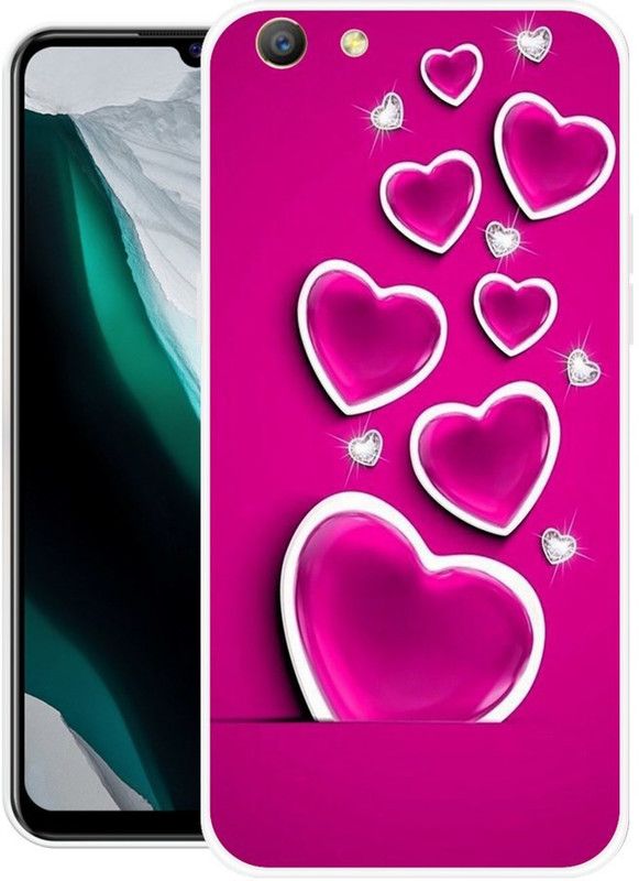 REALKING Back Cover for Oppo A57  (Pink, Grip Case, Silicon, Pack of: 1)