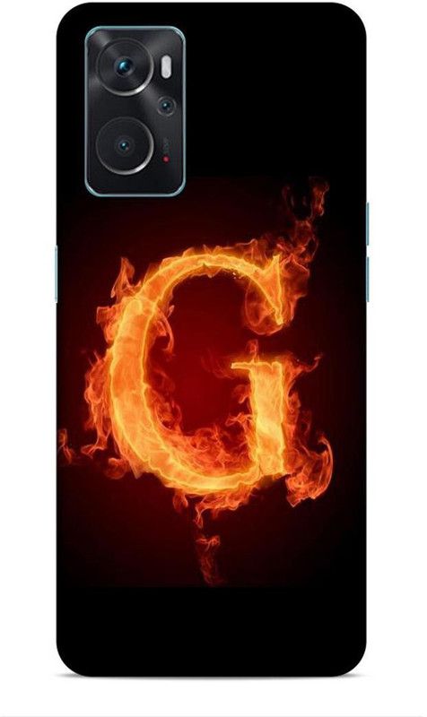 Printabulous Back Cover for Oppo K10  (Black, Orange, Waterproof)