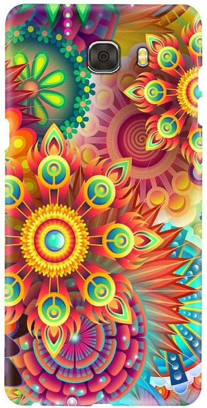 Smutty Back Cover for Samsung Galaxy On Max - Rangoli Print  (Multicolor, Hard Case, Pack of: 1)