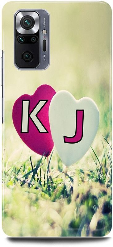 JUGGA Back Cover for Redmi Note 10 Pro, K LOVES J NAME,K NAME, J LETTER, ALPHABET,K LOVE J NAME  (Green, Hard Case, Pack of: 1)