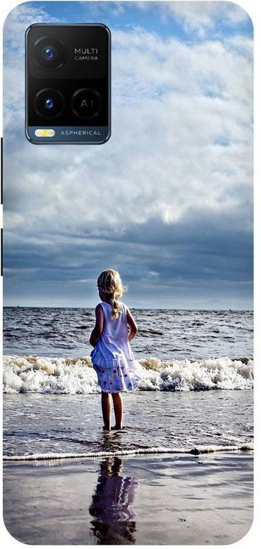 Bluvver Back Cover for Vivo Y21,V2111, Printed Girl Innocent Back Cover  (Multicolor, Hard Case, Pack of: 1)