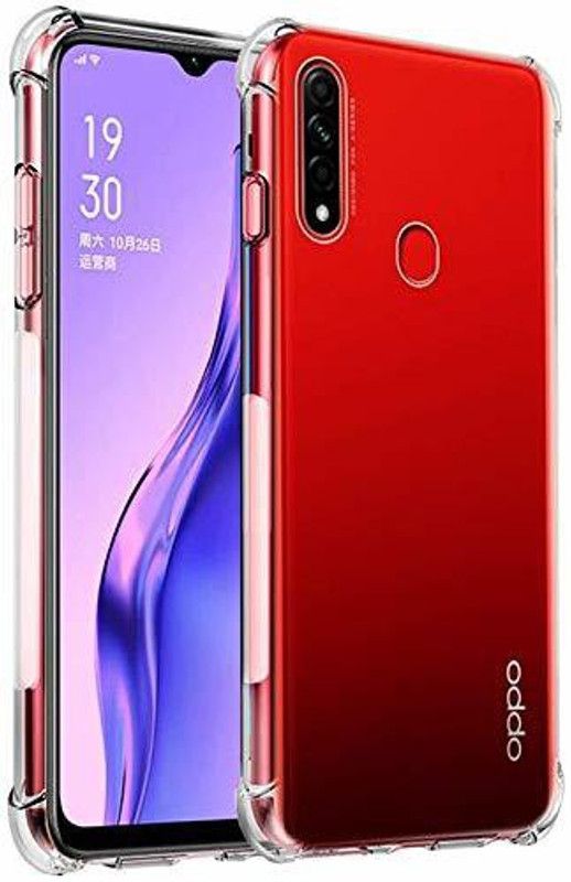 SmartPoint Back Cover for Oppo A31  (Transparent, Silicon, Pack of: 1)