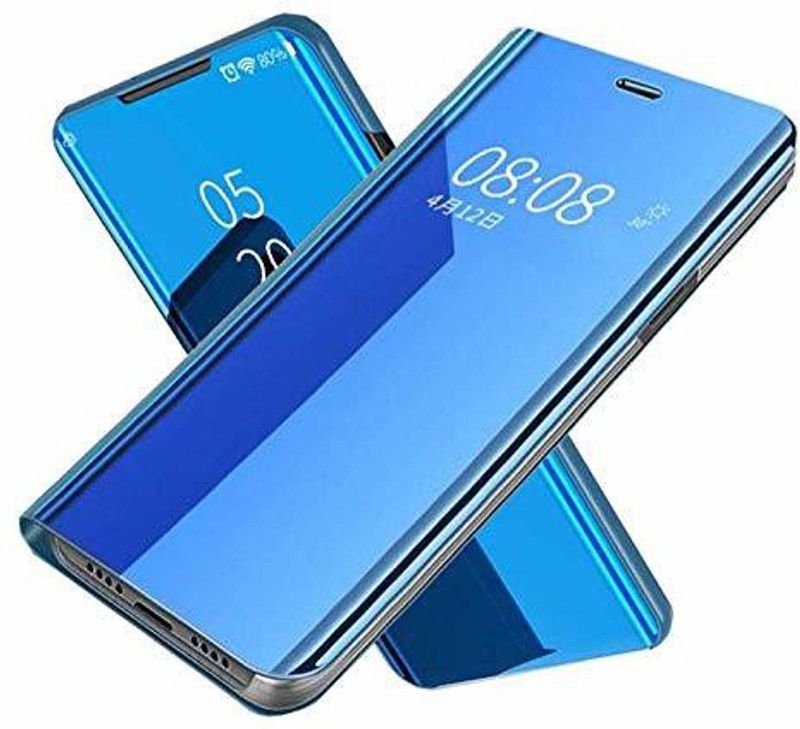 Elica Flip Cover for Realme 5i  (Blue, Grip Case, Pack of: 1)