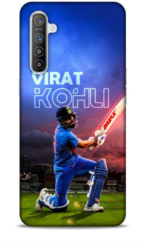 zingcart Back Cover for Realme XT Pro, Virat Kohli Lightning Bat! Printed Back Cover Case  (Multicolor, Hard Case, Pack of: 1)