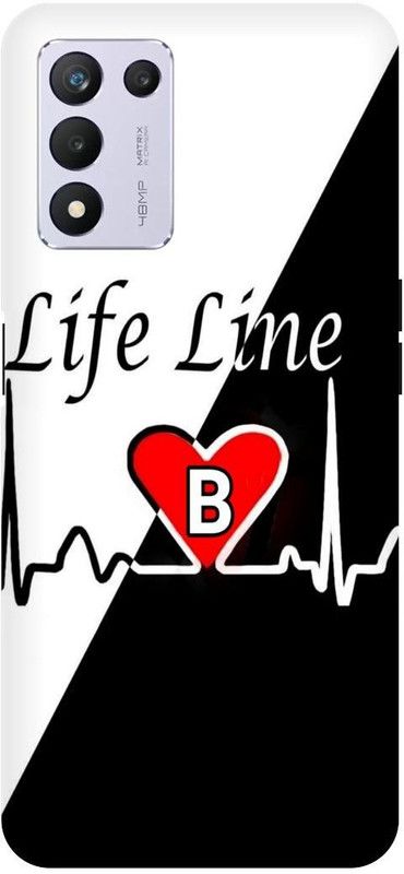 THE NARAYANA COLLECTIONS Back Cover for REALME 9 SE- RMX3461-B,ALPHABET,LIFE,LINE,NAME,LOVE  (Multicolor, Hard Case, Pack of: 1)