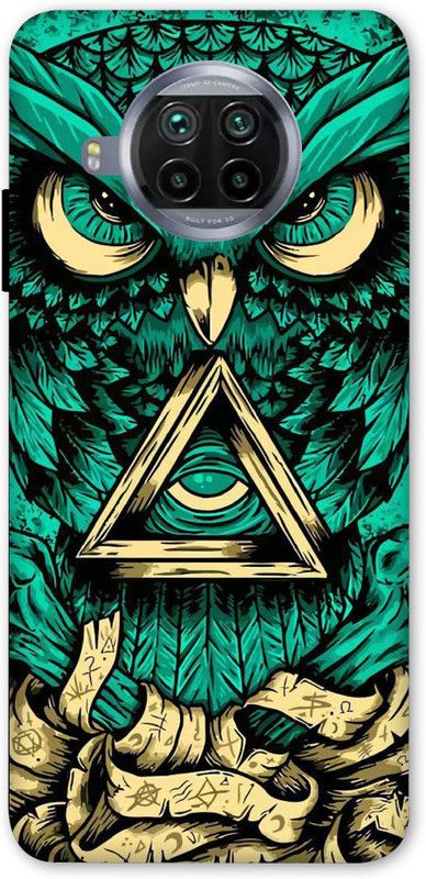 A1 Prints Back Cover for Mi 10i 5G  (Green, Hard Case, Pack of: 1)