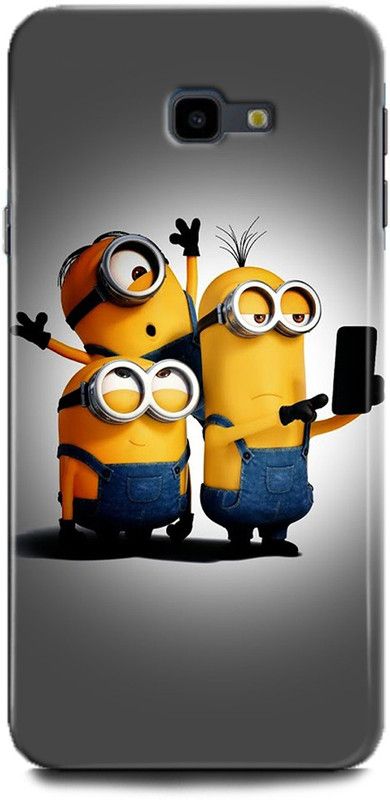WallCraft Back Cover for SAMSUNG Galaxy J4 Plus MINIONS, FUNNY MINIONS, COMIC, MOVIE, CARTOON  (Multicolor, Dual Protection, Pack of: 1)