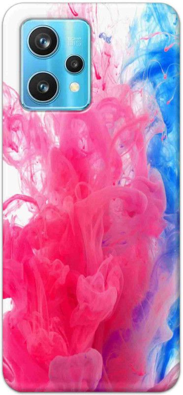 NDCOM Back Cover for Realme Narzo 50 Pro 5G Pink Color Smoke Printed  (Multicolor, Hard Case, Pack of: 1)