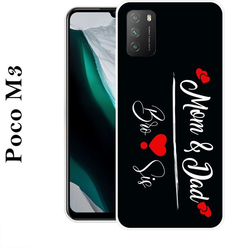 BAGRA Back Cover for Poco M3  (Multicolor, Grip Case, Silicon)