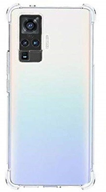 FITSMART Bumper Case for vivo X50 Pro / V2005A  (Transparent, Flexible, Silicon, Pack of: 1)