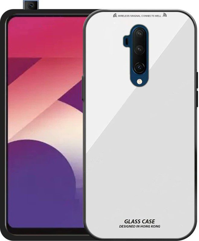 Clicklord Back Cover for OnePlus 7T Pro  (White, Pack of: 1)
