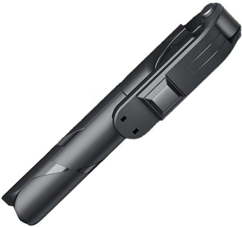 TEQIR Bluetooth Selfie Stick  (Black, Remote Included)