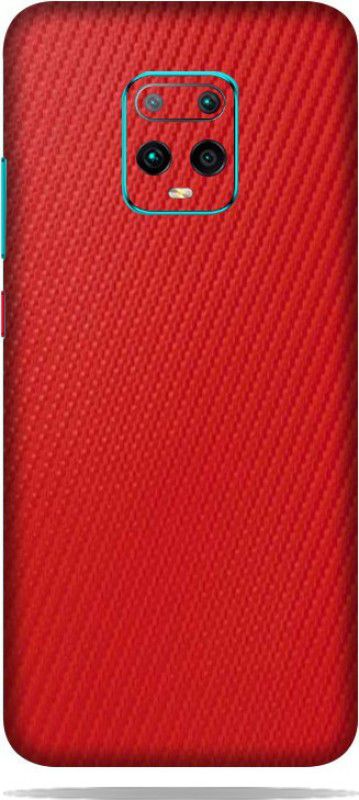 Jeeva Creation Redmi 10 x pro Mobile Skin  (Ultra Super Red Carbon Fiber With High Matte Finish.)