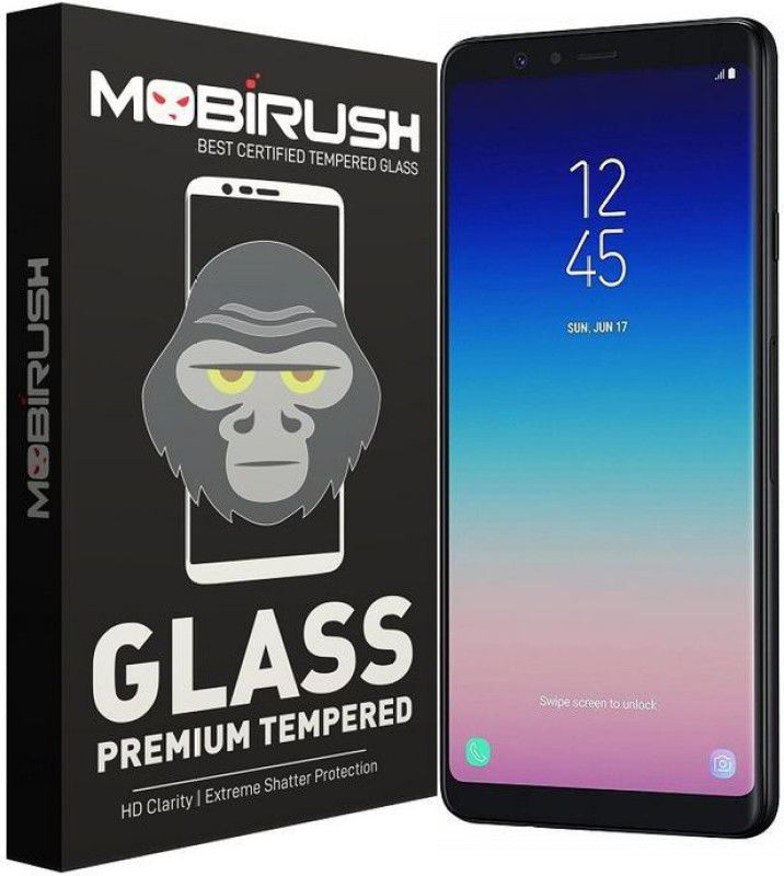MOBIRUSH Tempered Glass Guard for Samsung Galaxy A8 Star  (Pack of 1)